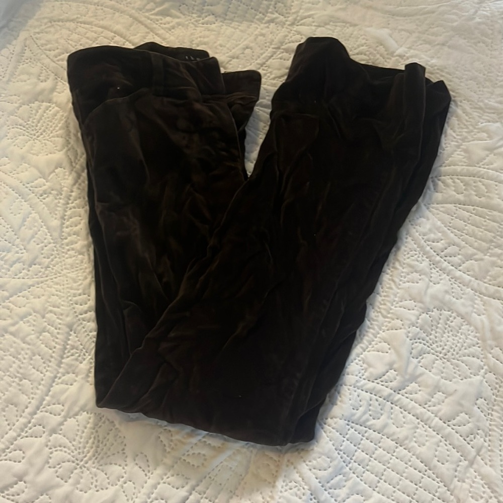 Brown theory velvet pants
